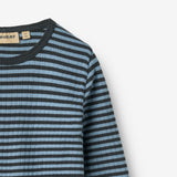 Wheat Main T-shirt L/S Stig T-Shirt 9548 bright blue stripe