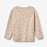 Wheat Main T-shirt L/S Thilda Jersey Tops and T-Shirts 9573 warm sand flowers