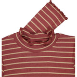 Wheat Main T-shirt Louann Jersey Tops and T-Shirts 9079 apple butter stripe