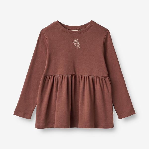 Wheat T-shirt Marcia Embroidery Jersey Tops and T-Shirts 2389 plum rose