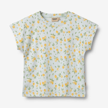 Wheat Main T-shirt S/S Bette T-Shirt 9663 summer blue citrus