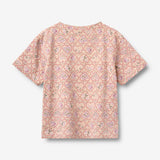 Wheat Main T-shirt S/S Ella T-Shirt 9876 magenta heart flowers