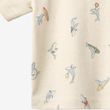 Wheat Main T-shirt S/S Fabian T-Shirt 9669 whale friends