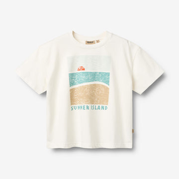 Wheat Main T-shirt S/S Leslie T-Shirt 9639 cloud
