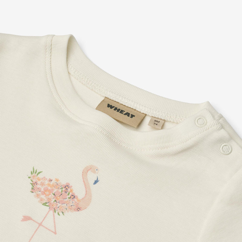 Wheat Main T-shirt S/S Soffie T-Shirt 3182 ivory 