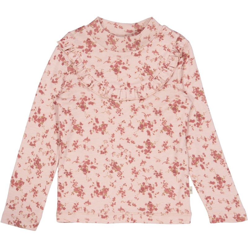 Wheat Wool T-shirt Wool Ruffle LS Jersey Tops and T-Shirts 2475 rose flowers