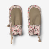 Wheat Outerwear Technical Mittens Zipper Accessory 9680 grey moon flowers