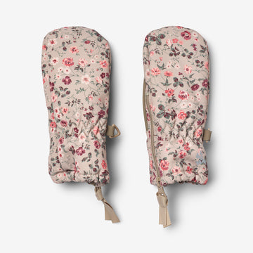 Wheat Outerwear Technical Mittens Zipper Accessory 9680 grey moon flowers