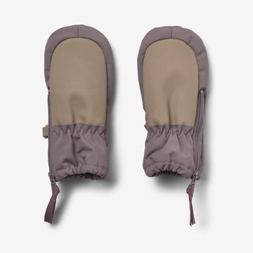 Wheat Outerwear Technical Mittens Zipper Accessory 1035 purple stone