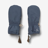 Wheat Outerwear Technical Mittens Zipper Accessory 1292 greyblue