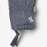 Wheat Outerwear Technical Mittens Zipper Accessory 1292 greyblue