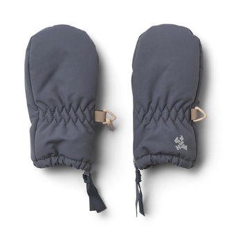 Wheat Outerwear Technical Mittens Zipper Accessory 1292 greyblue