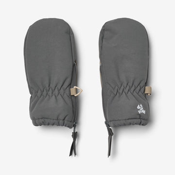 Wheat Outerwear Technical Mittens Zipper Accessory 9619 dark charcoal