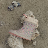 Wheat Footwear Thermo Barefoot Rubber Boot Arden Rubber Boot 9674 portabella flowers