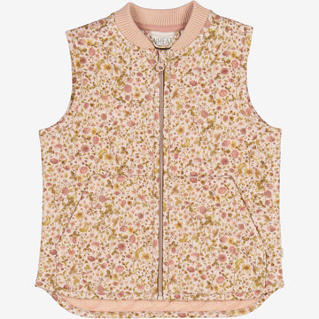 Wheat Outerwear Thermo Gilet Ede Thermo 3132 watercolor flora