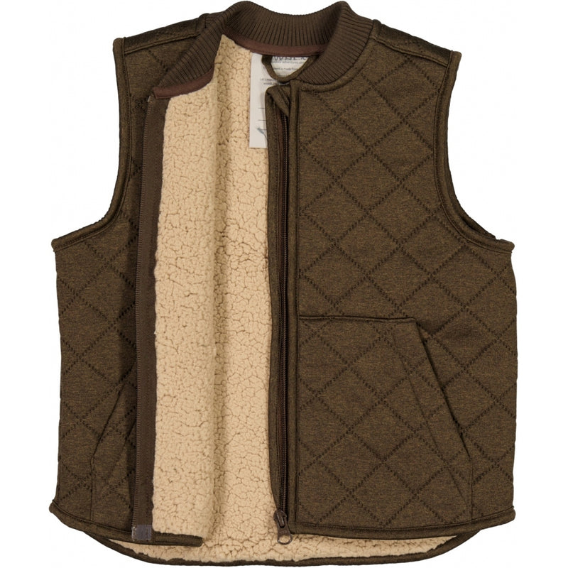 Wheat Outerwear Thermo Gilet Eden Thermo 3015 brown melange