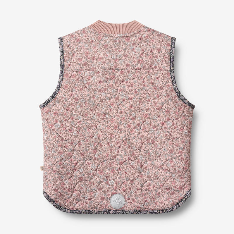 Wheat Outerwear Thermo Gilet Eden Vest 9540 soft lavender flowers