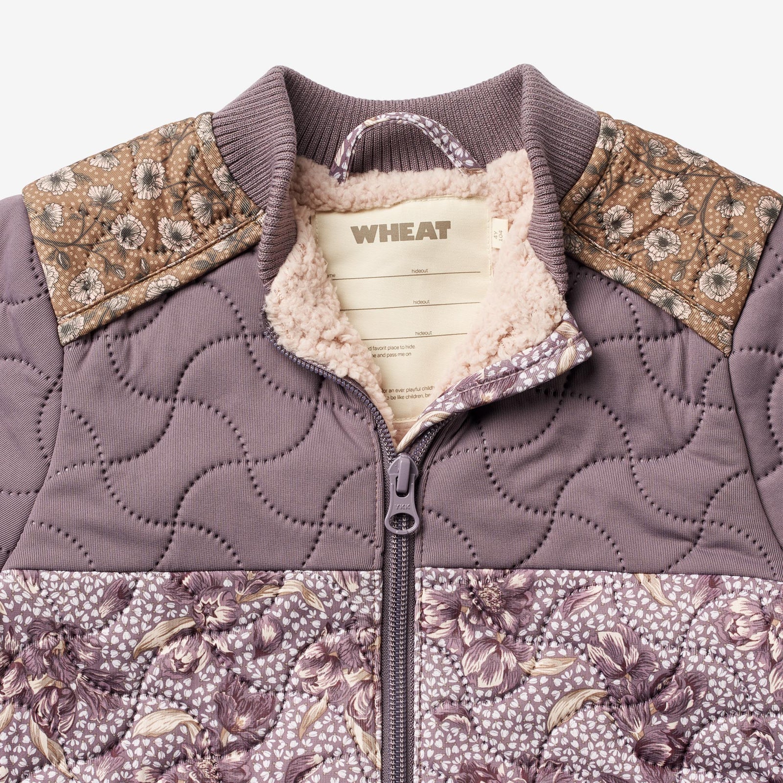 Thermo Jacket Hadis - lilac tulips – Wheat.eu