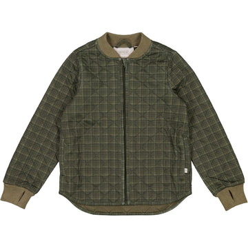 Wheat Outerwear Thermo Jacket Loui Thermo 4215 olive check