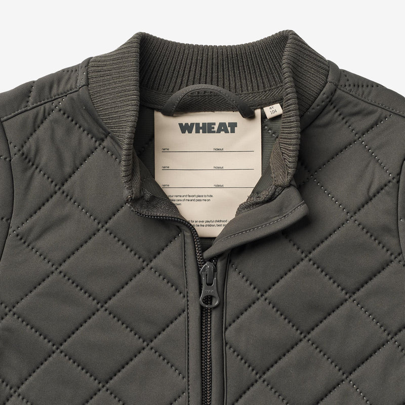 Wheat Outerwear Thermo Jacket Loui Thermo 1180 raven