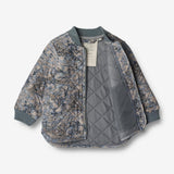 Wheat Outerwear Thermo Jacket Loui | Baby Thermo 1112 rainy blue clouds