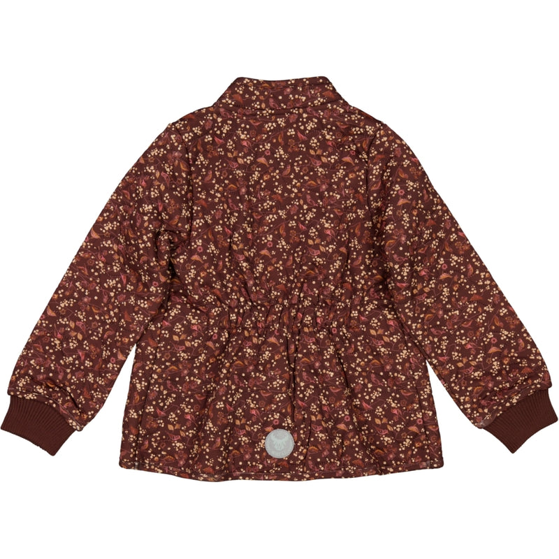 Wheat Outerwear Thermo Jacket Thilde Thermo 2751 maroon birds