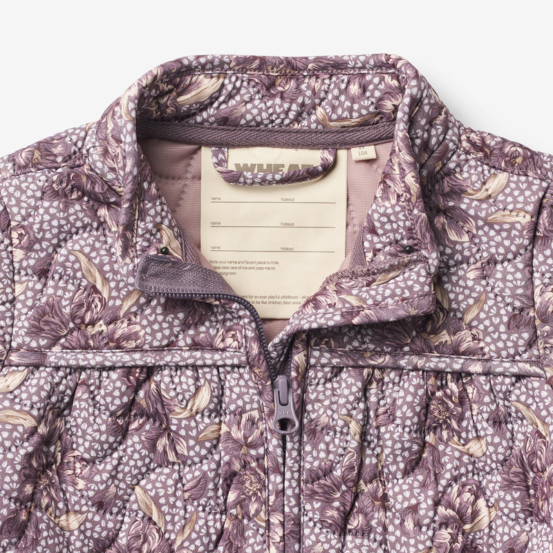 Wheat Outerwear Thermo Jacket Thilde Thermo 1156 lilac tulips