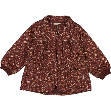 Wheat Outerwear Thermo Jacket Thilde Thermo 2751 maroon birds