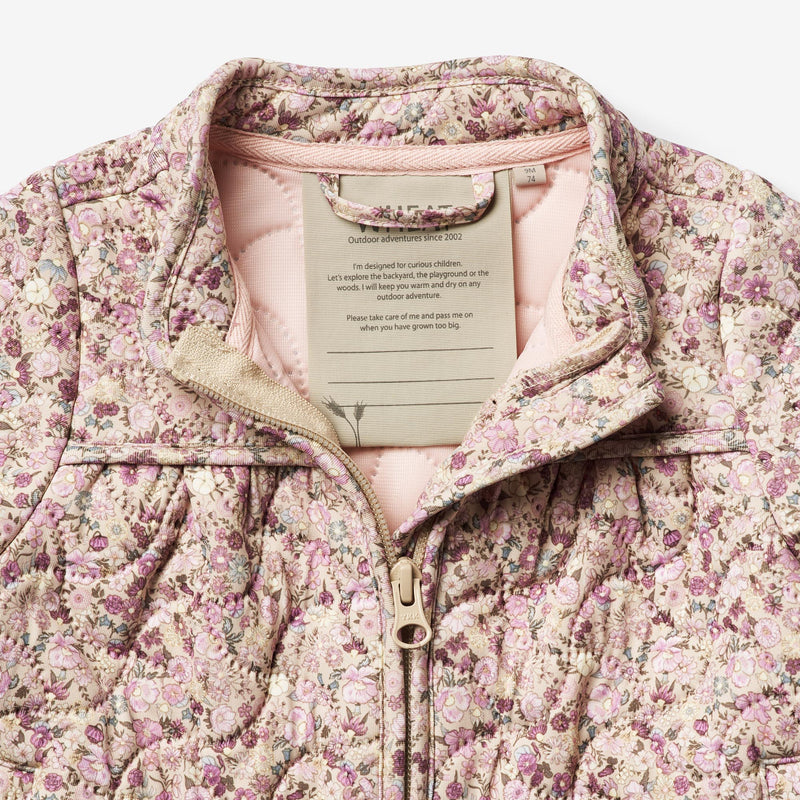 Wheat Outerwear Thermo Jacket Thilde Thermo 9014 clam multi flowers