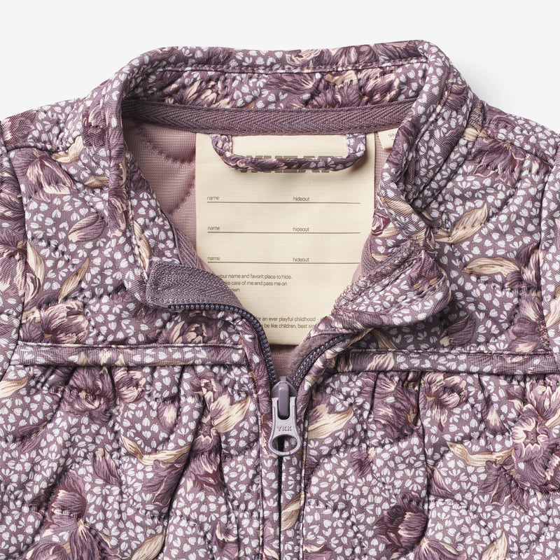 Wheat Outerwear Thermo Jacket Thilde | Baby Thermo 1156 lilac tulips