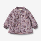 Wheat Outerwear Thermo Jacket Thilde | Baby Thermo 1156 lilac tulips