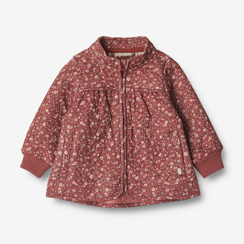 Wheat Outerwear Thermo Jacket Thilde | Baby Thermo 2077 red flowers
