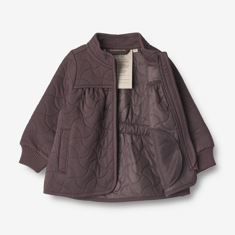 Wheat Outerwear Thermo Jacket Thilde | Baby Thermo 3118 eggplant