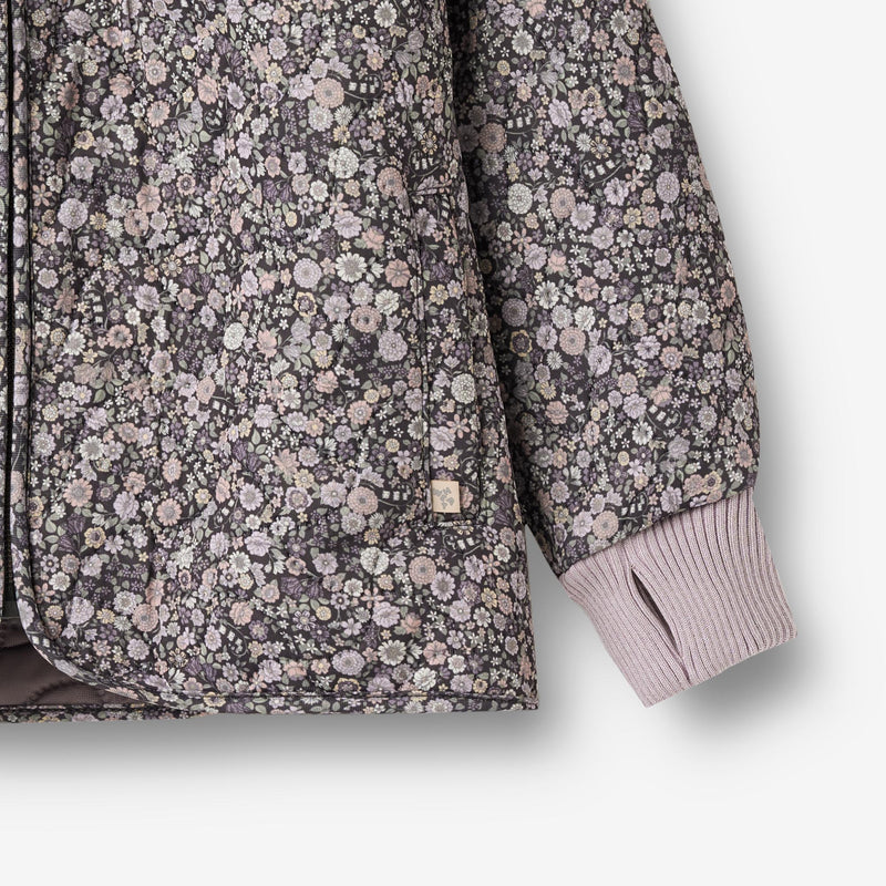 Wheat Outerwear Thermo Jacket Tilde Jacket 9527 black sea flowers