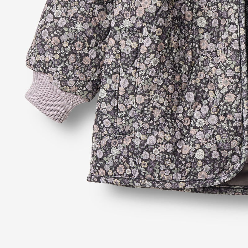 Wheat Outerwear Thermo Jacket Tilde Jacket 9527 black sea flowers