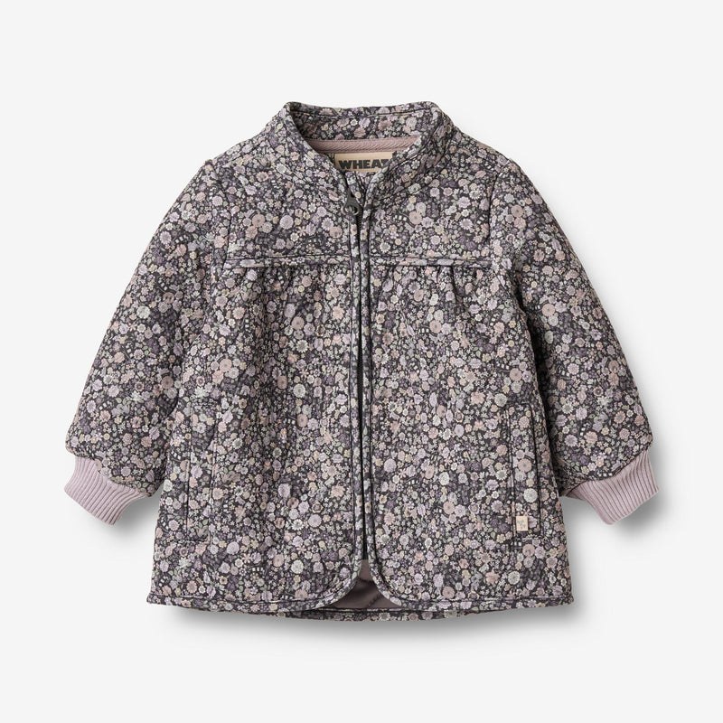 Wheat Outerwear Thermo Jacket Tilde Jacket 9527 black sea flowers