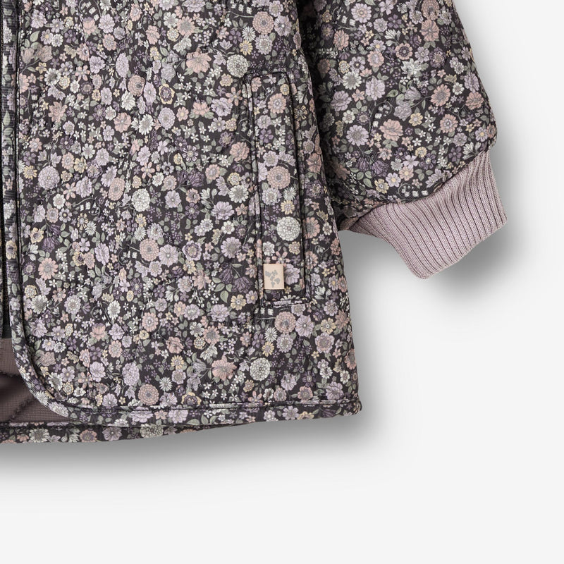 Wheat Outerwear Thermo Jacket Tilde Jacket 9527 black sea flowers