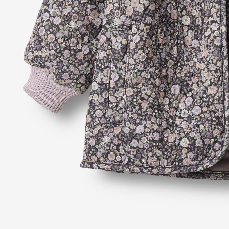 Wheat Outerwear Thermo Jacket Tilde Jacket 9527 black sea flowers