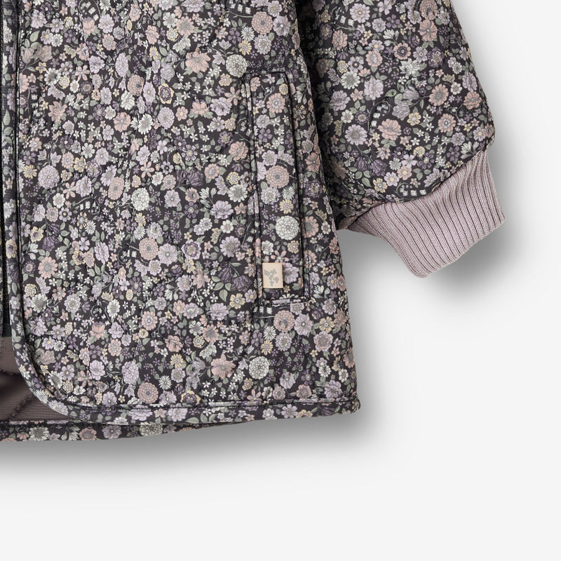 Wheat Outerwear Thermo Jacket Tilde Jacket 9527 black sea flowers