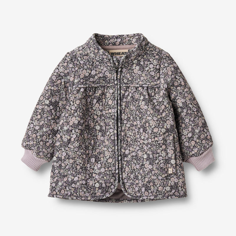 Wheat Outerwear Thermo Jacket Tilde Jacket 9527 black sea flowers