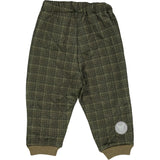 Wheat Outerwear Thermo Pants Alex Thermo 4215 olive check