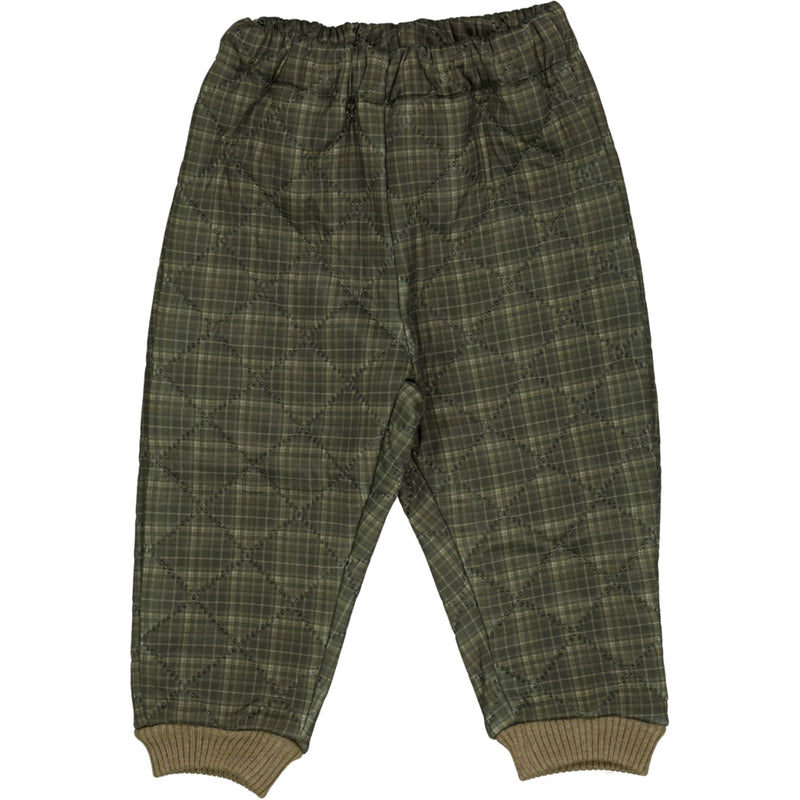 Wheat Outerwear Thermo Pants Alex Thermo 4215 olive check