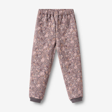 Wheat Outerwear Thermo Pants Alex Trousers 9565 purple stone flowers