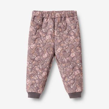 Wheat Outerwear Thermo Pants Alex Trousers 9565 purple stone flowers