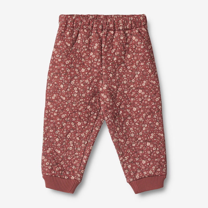 Wheat Outerwear Thermo Pants Alex | Baby Thermo 2077 red flowers