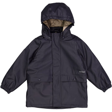 Wheat Outerwear Thermo Rain Coat Ajo Rainwear 1020 deep blue