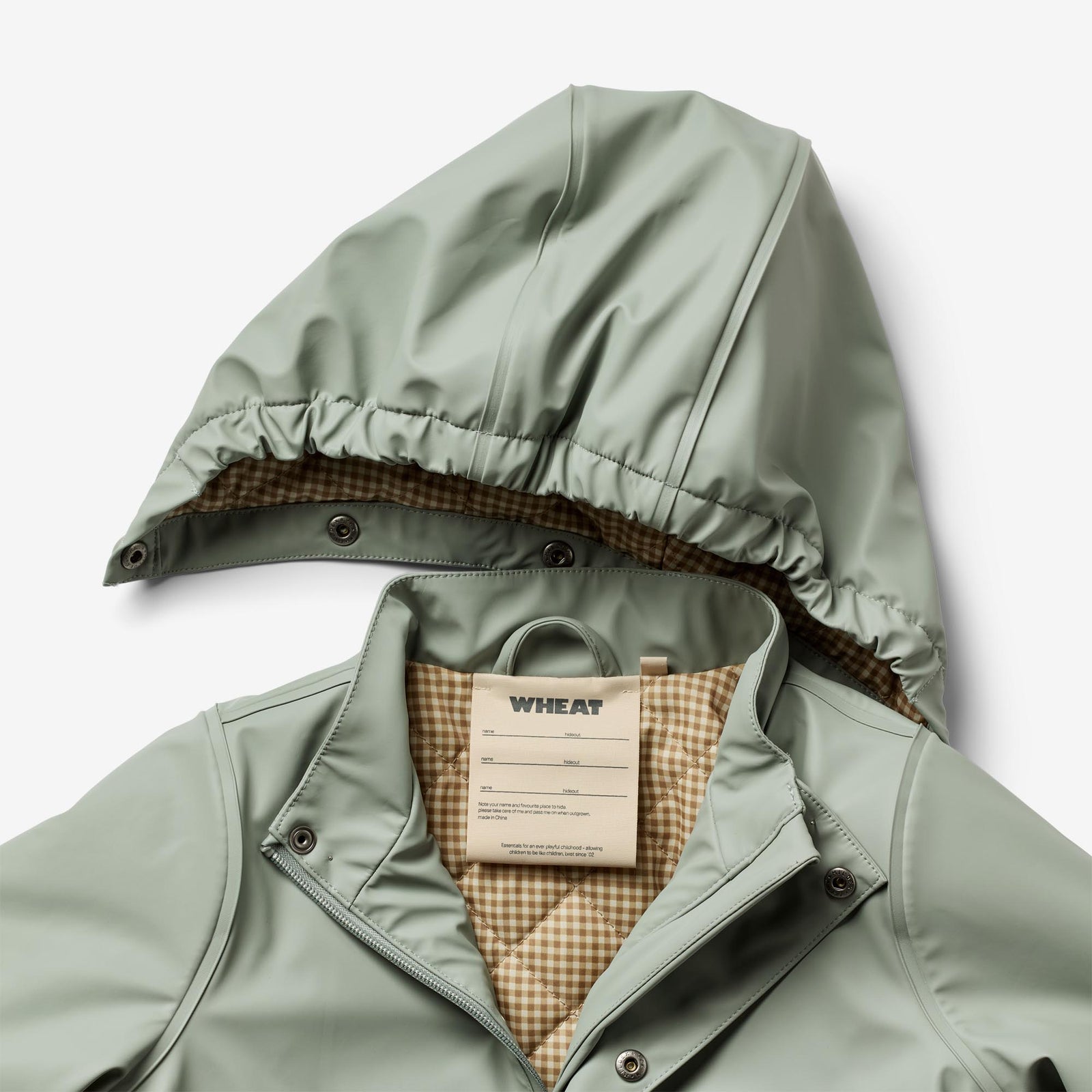 Thermo Rain Coat Aju - spring ocean – Wheat.eu