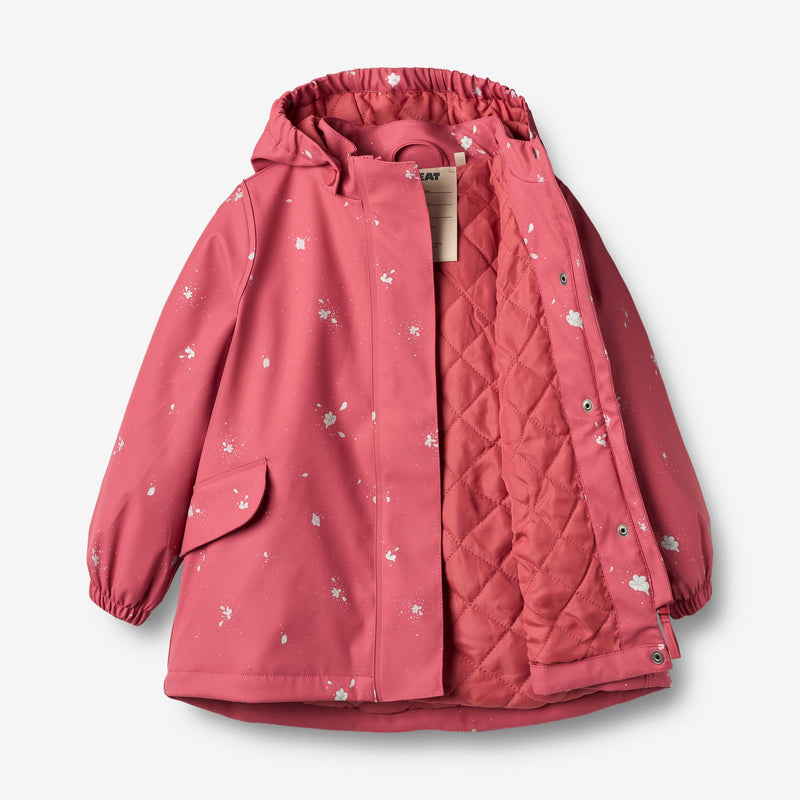 Wheat Outerwear Thermo Rain Jacket Rika Jacket 9532 floating flowers
