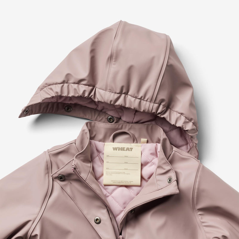 Wheat Outerwear Thermo Rain Jacket Rika Rainwear 1149 dusty lavender