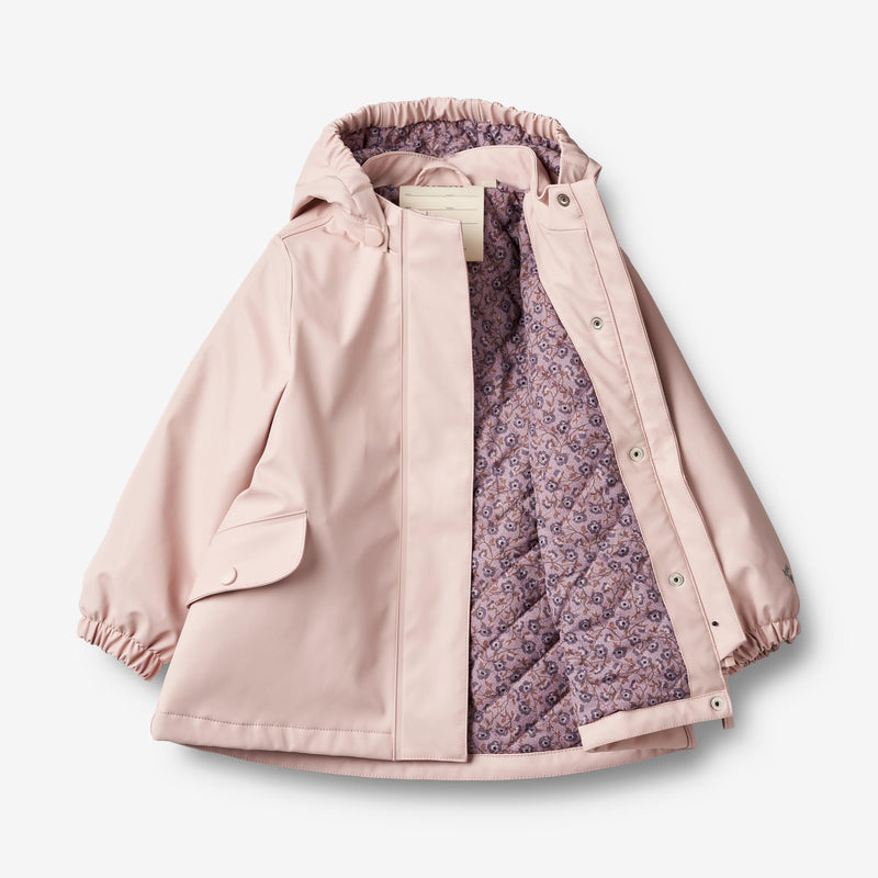 Wheat Outerwear Thermo Rain Jacket Rika Rainwear 2313 pale rose